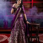 Rebecca Santhosh Instagram - A wedding dress is both an intimate and personal for a woman- it must reflect the personality and style of the bride . ✨ . . . Pure Banarasi lehanga. Dm @chamak_by_becca for more details . . . MUH :@blushingtone_by_veenavineeth Orenaments: @suhana_art_and_jewels Vc & pc : @jithuthampifm @travancoreads