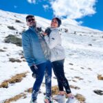 Rebecca Santhosh Instagram - Sikkim Diwali❤️ @. zero point ❤️