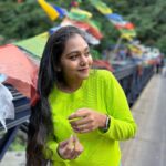Rebecca Santhosh Instagram - Photo dump day 2 💚 . . @4846_santhosh . . Other side : @sreejithvijayanofficial Lachen, Sikkim