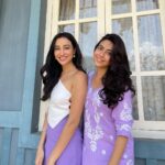 Reem Shaikh Instagram – Twinning with this Cutie 😘😘 @reem_sameer8 

#funtimes #masti #shooting #shoot #fun