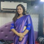 Rekha Krishnappa Instagram - When just saree makes you happy 💓 Any time, anywhere, you can wear a saree , 💖 And be beautiful ❤️ Saree by @saishrithestyleinyou #sareetime #sarees #sareelove #instasaree #instasarees #shootingspot #shootinglocation Chennai, India