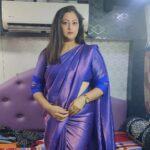 Rekha Krishnappa Instagram - When just saree makes you happy 💓 Any time, anywhere, you can wear a saree , 💖 And be beautiful ❤️ Saree by @saishrithestyleinyou #sareetime #sarees #sareelove #instasaree #instasarees #shootingspot #shootinglocation Chennai, India