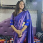 Rekha Krishnappa Instagram - When just saree makes you happy 💓 Any time, anywhere, you can wear a saree , 💖 And be beautiful ❤️ Saree by @saishrithestyleinyou #sareetime #sarees #sareelove #instasaree #instasarees #shootingspot #shootinglocation Chennai, India