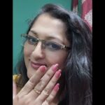 Rekha Krishnappa Instagram - Thanks for the beautiful nail colour... @the_palette_beautybar #pamperyourself #naildesign #nailcolor #gelnails Bangalore, India