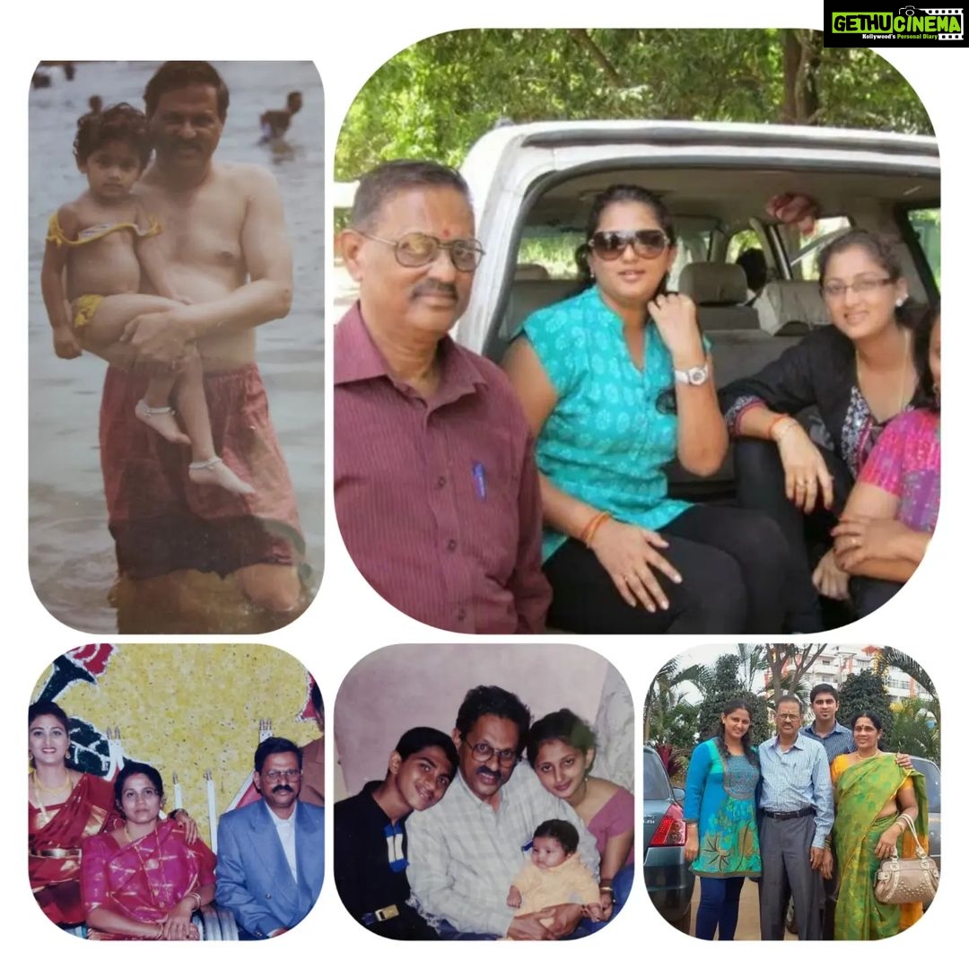 Rekha Krishnappa Instagram - Thanks dad for being my dad❤️❤️ Miss you daddy, I love you daddy There is no need to name a day to remember you, as you are always remembered no matter what day.. My hero, my father , my daddy.. Happy father's day Bangalore, India