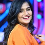 Remya Nambeesan Instagram - Life ❤️🦋!! Mu n Hair @monish_mathai_makeup_artist_ designed n styling @pradeepkumar0606 @zeetamizh #saregamapaseason3 #musician #musically outfit @annamstudio Photography @68focus_photography concept @pritthvii EVP Film City