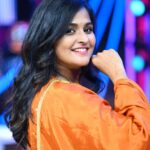 Remya Nambeesan Instagram - Life ❤️🦋!! Mu n Hair @monish_mathai_makeup_artist_ designed n styling @pradeepkumar0606 @zeetamizh #saregamapaseason3 #musician #musically outfit @annamstudio Photography @68focus_photography concept @pritthvii EVP Film City