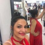 Rethika Srinivas Instagram - Mirror mirror on the wall!! #rethikasrinivas #rethika #rethikasjustmyway #red #mirrorselfie #gown #shopping #beauty #smile #positivity #smile #confidence #fitness