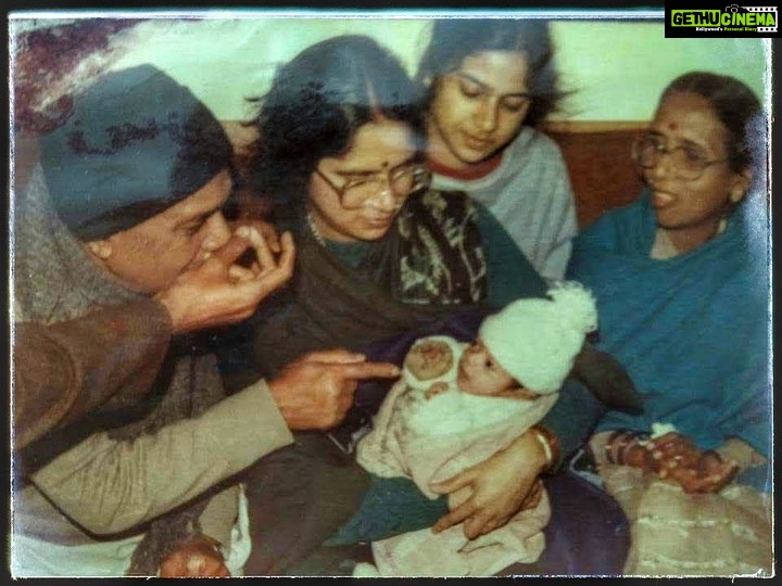 Richa Chadha Instagram - For my birthday my maasi sent me this photo, from when I was born. Three of the five sets of hands pointing towards my small face are no more… who am I? A culmination of the desires, dreams, longings, pains, sadness, joy of my ancestors and my bloodline collected over millennia… every specie evolves to procreate and protect what their offspring. Am I protected in my reality by the spirits of my ancestors… shielded by their love, saddened by their grouses against the world…My DNA is the best and the worst of them… we’re all the same, we seek love, empathy, reality…what is a birthday? Why do we celebrate a circle around the sun? Who is a person, why do we celebrate their coming into this world of maya, things, good and terrible people. Beats me. But for today, I am grateful that the collective spirits of these people manifested me… I am on the precipice of finding myself…and loving each part - healed and I healed🫀 The remaining pics are from our cute celebrations of the epic final! Messi, you legend. 🫶🏽🫀❣️some enthu cutlet sport fans, neighbours, friends, cake, family and loved ones. And a weirdly satisfying reminder of mortality 🫀😂 I am re-examining even my relationship with social media, because it teaches us to live retrospectively… we start looking at reality from the lens of what will look good on an Insta feed. Honestly fcuk that. Live now, love now. Bye. Thanks for the wishes 🫀