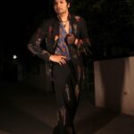 Richa Chadha Instagram - Finally, a fun theme - street couture! Out for @htcity style with main man alifazal! 👗@jajaabor2017 . 🧥@twopointtwostudio . 👠@stevemadden. 👂 ring @deepagurnani . 💍s @zariinjewelry . Styled by @anishagandhi3 , @rochelledsa Hair @kimberlyychu , 💄 @harryrajput64 . 📸 @boomstastudio #streetphoto #nighttimephotography #darkstreet #Peoplebecomeclones #wearyourownstyle #whyareyoureadingmyhashtags #stopscrolling