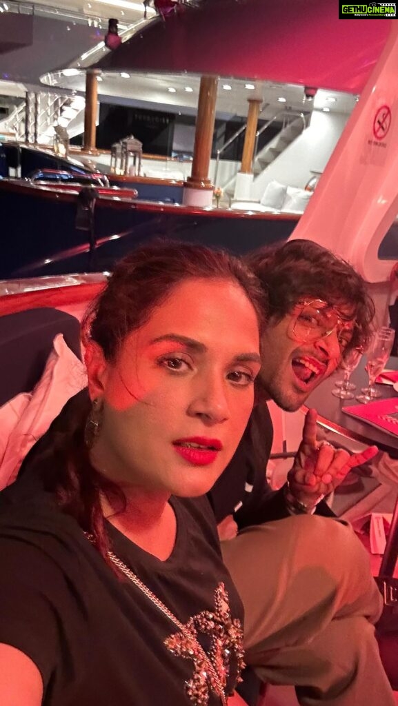 Richa Chadha Instagram - #Cannes done, first time with @alifazal9, switching gears again… hung with long lost friends who I don’t meet enough in Mumbai ! And made some new friends! Watched a few cool, brave films and did two red carpets (pictures will follow), learnt a lot, took cool meetings and reunited with team #GirlsWillBeGirls ! You’ll be hearing from us pretty soon @pushingbuttonsstudios . . . . . . . #Madness #Cannes2023 #actorslife #producerslife #RiAli #CinemaLovers #whyareyoureadingmyhashtags
