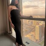 Richa Panai Instagram - Today for @bhimajewellersme store visit!🖤 Styled by @anokha_ann Dubai, United Arab Emirates