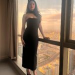 Richa Panai Instagram - Today for @bhimajewellersme store visit!🖤 Styled by @anokha_ann Dubai, United Arab Emirates