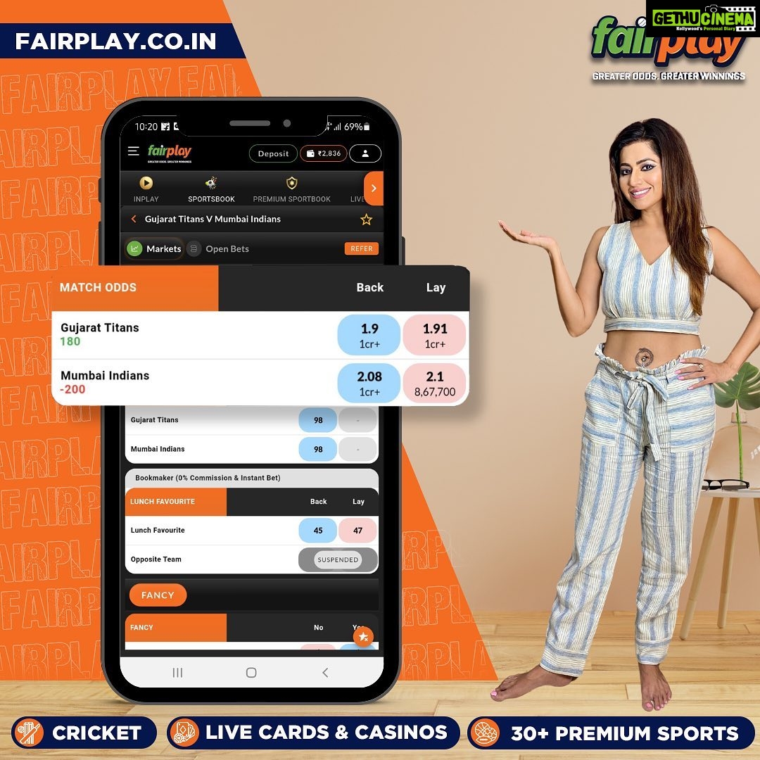 Ridheema Tiwari Instagram - Use Affiliate Code RIDHI300 to get a 300% first and 50% second deposit bonus. IPL fever is at its peak, so gear up to place your bets only with FairPlay, India's best sports betting exchange. ππ Earn big by backing your favorite teams and players. Plus, get an exclusive 5% loss-back bonus on every IPL match. π°π€ Don't miss out on the action and make smart bets with FairPlay. π Instant Account Creation with a few clicks! π€300% 1st Deposit Bonus & 50% 2nd deposit bonus with FREE GOLD loyalty status - up to 9% Recharge/Redeposit Bonus lifelong! π°5% lossback bonus on every IPL match. π Best Loyalty Plan β Up to 10% Loyalty bonus. π€ 15% referral bonus across FairPlay & Turnover Bonus as well! π Best Odds in the market. Greater Odds = Greater Winnings! π 24/7 Free Instant Withdrawals β‘Fastest Settlements within 5mins Register today, win everyday π Check link in BIO https://fairplay.co.in/ #ipl2023withfairplay #ipl2023 #ipl #cricket #t20 #t20cricket #fairplay #cricketbetting #betting #Cricketlovers #Betandwin #ipl2023live #ipl2023season #IPL2023Matches #cricketbettingtips #cricketbetwinrepeat #betoncricket #bettingtips #cricketlivebetting #cricketbettingonline #onlinecricketbetting Mumbai, Maharashtra