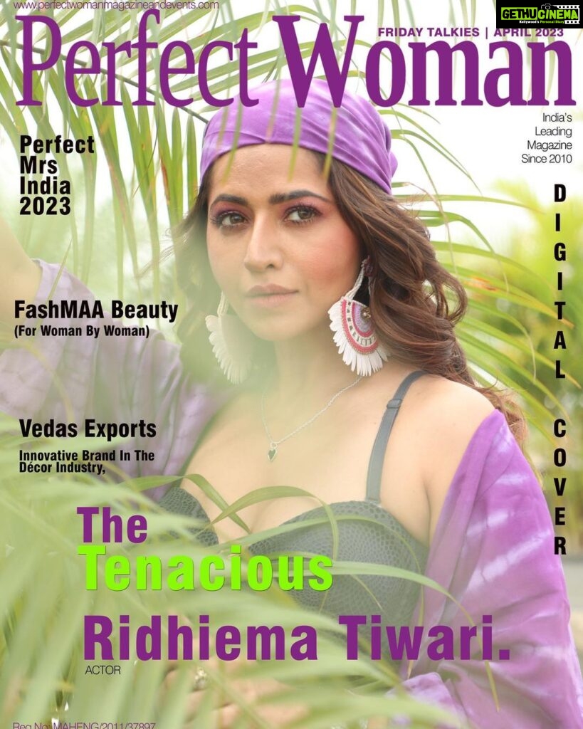 Ridheema Tiwari Instagram - The Tenacious 🧿🧿🧿 Friday Talkies with me as Digital Cover Girl 💃🏻💃🏻💃🏻💃🏻💃🏻💃🏻💃🏻💃🏻💃🏻💃🏻💃🏻💃🏻Thankyou 🙏🏼@perfectwomanmagazineofficial & Team ❤️❤️❤️❤️❤️❤️❤️❤️❤️❤️❤️❤️❤️❤️ @ridtiwari Actor Ridhiema Tiwari 🧿🧿Fame: Raaz Mahal #raazzmahal @shemarooumang Cover Credits: @vedas_exports @perfectmrsindia @fashmaabeauty Perfect Mrs India 2023 Vedas Exports Innovative Brand In The Décor Industry FashMAA Beauty – For Woman By Woman @ Publicists : @soapboxprelations @sinhavantika Picture Credits: 📸 : @ibphotography27 MUA: @rohini_makeupandhair Outfit : @dyedebonair Jewellery : @the.13store Styling : @instylewithaditi - - @perfectwomanmagazineofficial - #editor & #publisher @dr.khooshigurubhai - #chiefeditor @dr.geetsthakkar - @perfectachieversaward - @dr.khooshigurubhai #editor - @gurubhaithakkar #md - #perfectwomanteam - #teamperfectwoman #perfectachieversawards #perfectachieversaward2023 #khooshigurubhai #gurubhaithakkar #DrGeetSThakkar #PerfectWoman #perfectwoman since 2010 Mumbai, Maharashtra