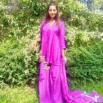 Ridheema Tiwari Instagram - Royalty in Purple 💜 Outfit : @tara_c_tara #purple #ethnicwear #namaste #ridhiematiwari #indianactress Ramdev Studio