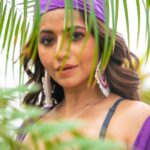 Ridheema Tiwari Instagram - Look deeply into my eyes I will NEVER BACK DOWN 📸 : @ibphotography27 MUA: @rohini_makeupandhair Outfit : @dyedebonair Jewellery : @the13store.in Styling : @instylewithaditi Location : @radissonblumumbaiairport #summermakeup #purplehues #makeuptrends2023 #bandana #bandanastyle #summerhair #hifashion #beattheheat Radisson Blu Mumbai International Airport