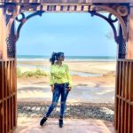 Ridheema Tiwari Instagram - Goa - I love you 😍 #ashwem #goadiaries #hqppiness #ridhiematiwari#vacayvibes #actorslife Aswem Beach, Goa
