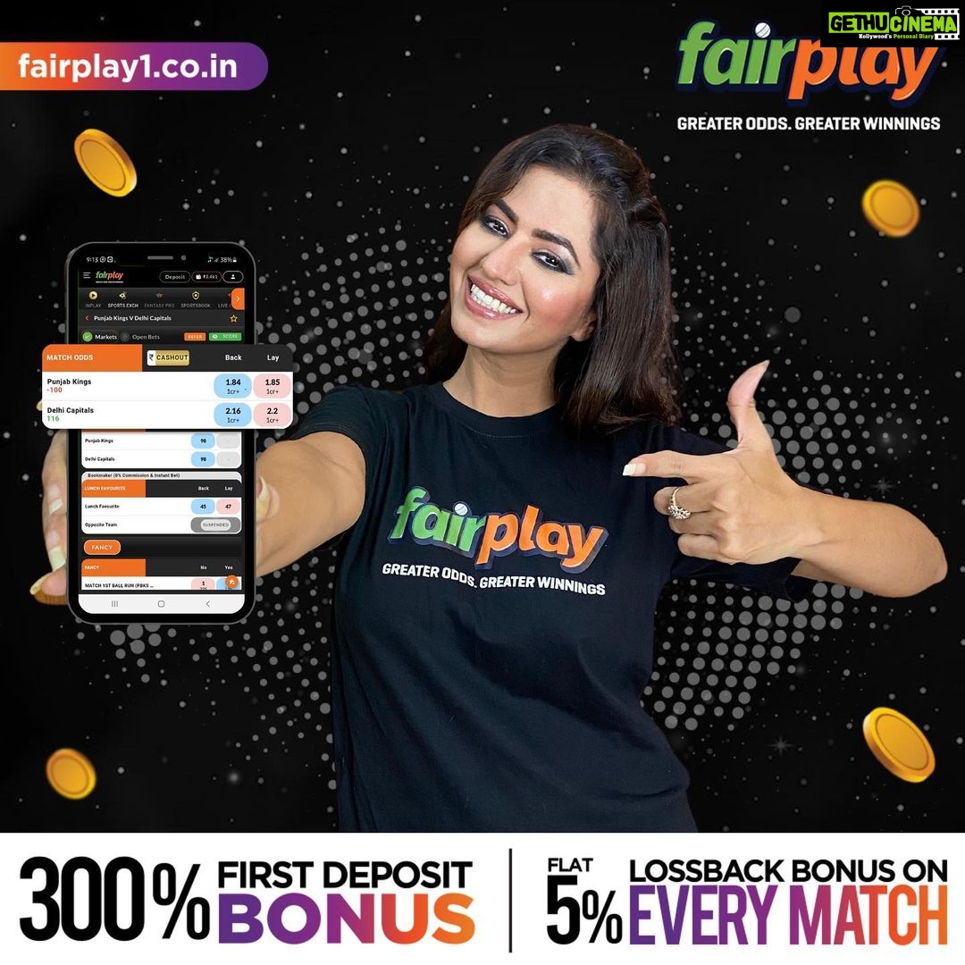 Ridheema Tiwari Instagram - Use Affiliate Code RIDHI300 to get a 300% first and 50% second deposit bonus. The thrill of the IPL continues as it's heading towards the final few weeks. Stand the best chance to win big during the IPL by predicting the performance of your favorite teams and players. 🏆🏏 Get a 15% referral bonus on inviting your friends and a 5% loss-back bonus on every IPL match. 💰🤑 Don't miss out on the action and make smart bets with FairPlay. 😎 Instant Account Creation with a few clicks! 🤑300% 1st Deposit Bonus & 50% 2nd Deposit Bonus, 9% Recharge/Redeposit Lifelong Bonus/10% Loyalty Bonus/15% Referral Bonus 💰5% lossback bonus on every IPL match. 👌 Best Market Odds. Greater Odds = Greater Winnings! 🕒⚡ 24/7 Free Instant Withdrawals Setted in 5 Minutes Register today, win everyday 🏆 #IPL2023withFairPlay #IPL2023 #IPL #Cricket #T20 #T20cricket #FairPlay #Cricketbetting #Betting #Cricketlovers #Betandwin #IPL2023Live #IPL2023Season #IPL2023Matches #CricketBettingTips #CricketBetWinRepeat #BetOnCricket #Bettingtips #cricketlivebetting #cricketbettingonline #onlinecricketbetting Mumbai, Maharashtra