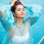 Ridheema Tiwari Instagram - Pool hair, don’t care 💁‍♀️ Bikini @sandswim_ Cover up/Shirt @trickyourpick.in Jewellery @the13store.in Stylist @instylewithaditi 📸 : @ibphotography27 Make up & Hair : @rohini_makeupandhair #poolphotography #pooltime #itshot #itshotgotmeshining #ridhiematiwari #indianactress Radisson Blu Mumbai International Airport