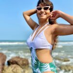 Ridheema Tiwari Instagram – Mermaid kisses and starfish wishes 🧜‍♀️ 

Wearing : @angelcroshet_swimwear 

#swimwear #monokini #besexy #ridhiematiwari #indianactress #beachbabe #goadiaries Aswem Beach, Goa