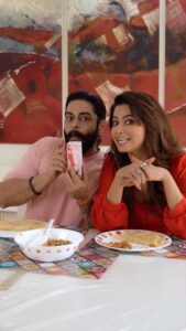 Ridheema Tiwari Instagram - Chhole Bhature and Lassi make a wholesome awesome combo. And what if, you get a dash of @hamdardroohafza in your Lassi. RoohAfza Lassi is a saviour in this scorching heat as it refreshes you instantly, is healthy, has prebiotics that help improve your digestion and immunity. So enjoy your Chhole Bhature with RoohAfza Lassi & get ready for Taazgi Ka Double Dose! Order Now Big Basket | Blinkit | Amazon | Flipkart #HamdardLassi #Lassi #RoohAfzaLassi #Beverage #CoolDrink #Refreshing #Hydration #Taazgi #Summer #SummerDrink #SummerBeverage #BestDrinkForSummer #Yogurt #FlavouredLassi #Curd #Thanda #Delicious #SummerDrinks #Delight #PunjabiFood #PunjabiLassi #RefreshingDrink #CoolDrink #Refresh #BeatTheHeat #ChholeBhature #Delicious #Yummy #Tasty #delhikilassi Mumbai, Maharashtra