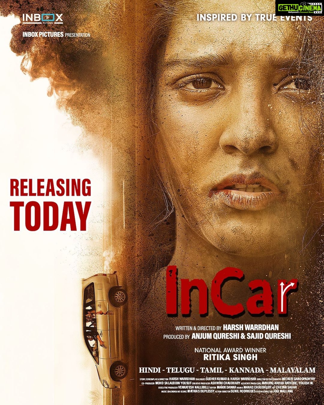 Ritika Singh Instagram - Incar now in theatres near you. @isajidqureshi @ritika_offl @sandeepgoyat @manishjhanjholia @actorson @gyan.prakash.1848816 @dhoopashwini @mahipal.rathore @mitchinder @manikdawar @manas_choudhury69 @jogimallang @creative_venky @vini_nraj @raghav_dop @yadudabas @pathak.tushar004 meep_ _meep @gayatrithadani @deepshikha_talwar