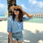 Ritu Varma Instagram – Beach and sunshine ☀️ 
Had the best birthday on this beautiful island!! 🏝️ 

@luxsouthari @ncstravels LUX* South Ari Atoll