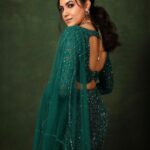 Ritu Varma Instagram - Felt like a 🧜🏼‍♀️ Outfit @mishruofficial @msanumolu Jewellery @akoyajewels MUA @makeupartist_arti Hair @itz_rajesh24 Photography @pranav.foto
