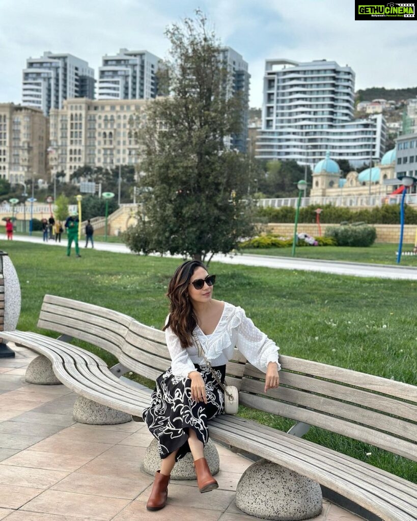 Ritu Varma Instagram - “Wherever you go becomes a part of you somehow.” Baku, Azerbaijan