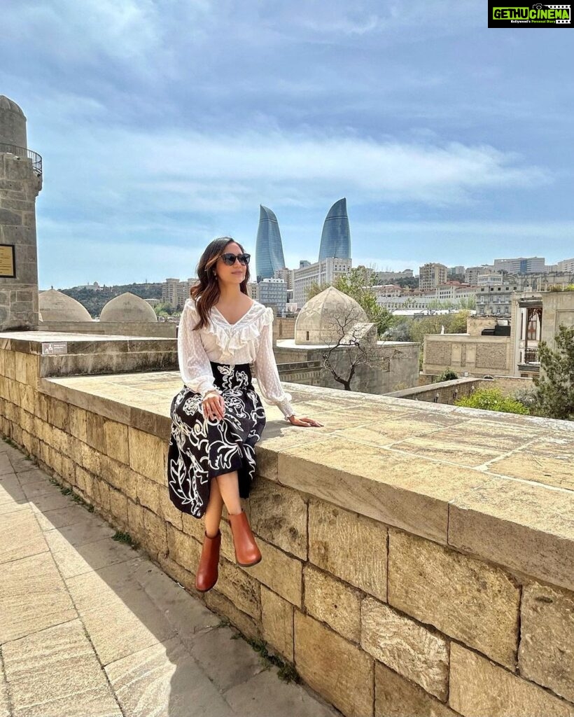 Ritu Varma Instagram - “Wherever you go becomes a part of you somehow.” Baku, Azerbaijan