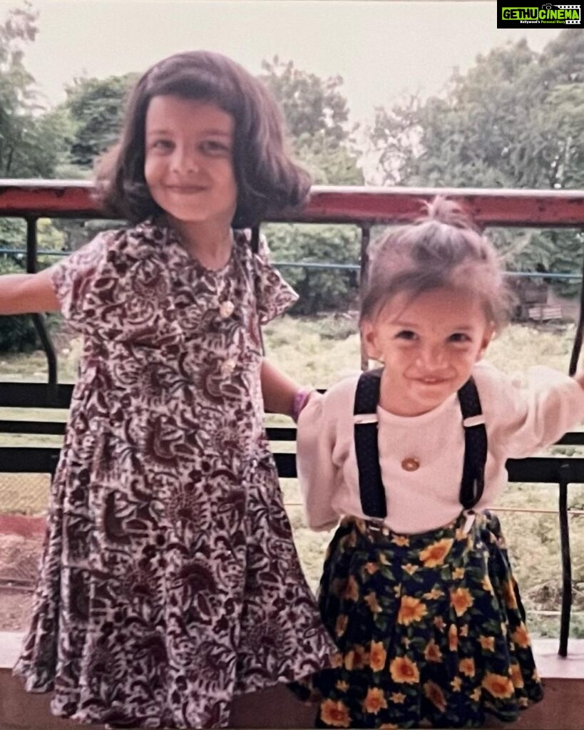 Riya Deepsi Instagram - Poser since childhood 😜 Happy birthday my pretty little brother and my best friend. Thankyou for enriching our lives with your wisdom and patience. I hope one day I can also explain and analyse things, help others and become a better listener just like you. Thankyou always for being my protector. I love you ♥️♥️ #happybirthday#brother#bestfriend#mylife