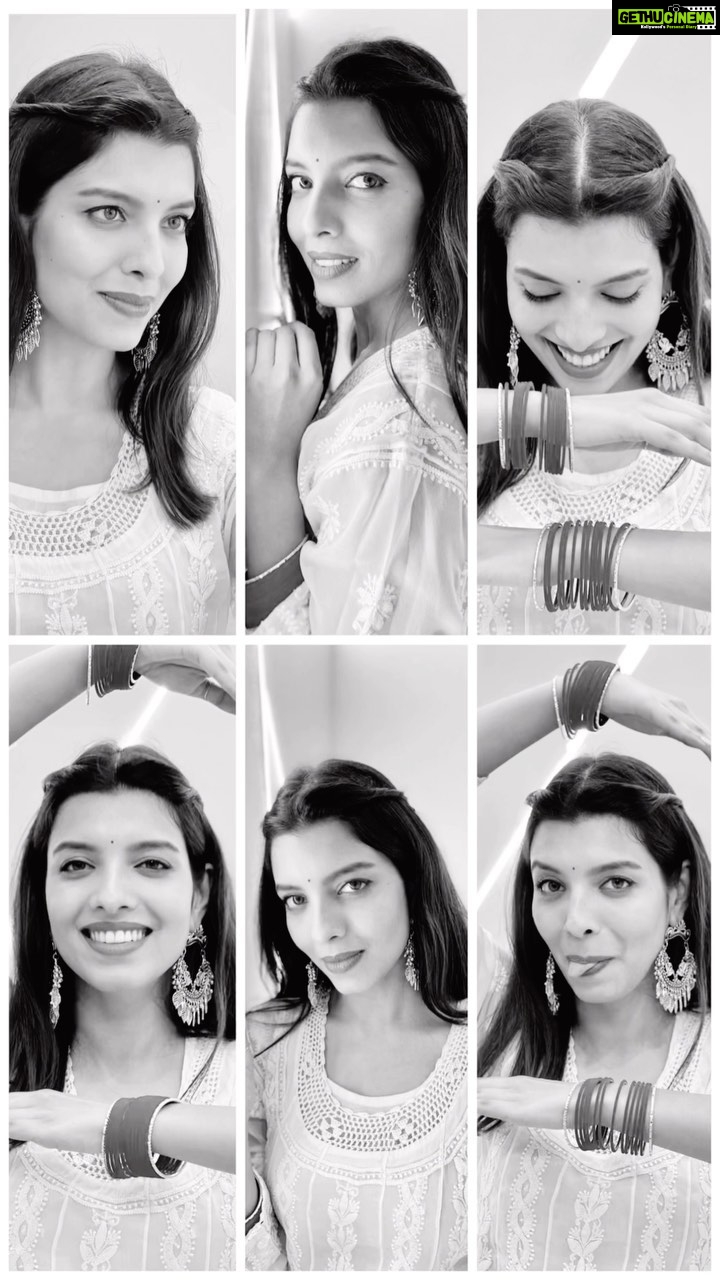 Riya Deepsi Instagram - Naino ka he khel hai 😉🌸 #reels#trending#instagram#instagood#reeling#fashion#indianwear#bangles#trending#terenaina #explore#explorepage
