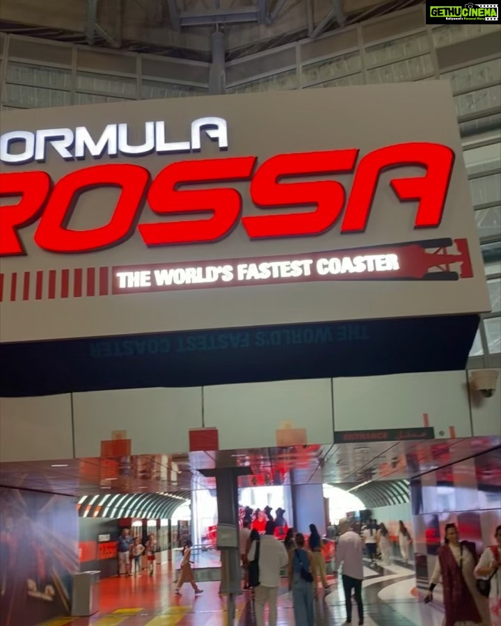 Rohan Mehra Instagram - Ferrari world 🏎️ What an experience! Ferrari World Yas Island, Abu Dhabi