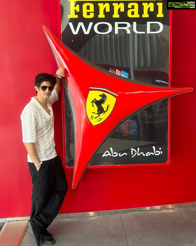 Rohan Mehra Instagram - Ferrari world 🏎️ What an experience! Ferrari World Yas Island, Abu Dhabi