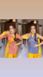 Roopal Tyagi Instagram - Thank you for millions of views 🥰 how do you like this other look? Comment 👇🏼

#juttimeri #remix #folksongs #millionviews