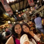 Roopal Tyagi Instagram - 👧+👧= 🥳🥰 #girlsnightout Toit