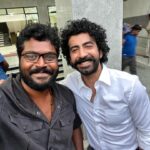 Roshan Mathew Instagram - With @aj_gnanamuthu after wrapping my shoot for #Cobra. This is the longest project I’ve shot for. And with the kind of challenges that were thrown at us, I have so much respect for the way this man here pulled it together and made it all work. Without any compromises and without a dip in his infectious energy, that too. Thank you for the ride. Love to the whole team of Cobra. Especially to @the_real_chiyaan sir @harish_dop @7_screenstudio and the Direction and Costume team :)
