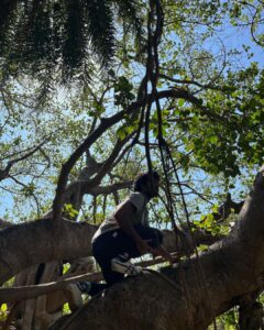 Roshan Mathew Instagram - Monkey time is happy time. 
Festival wishes to everyone :)