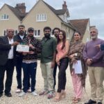 Roshan Prince Instagram - Waheguru ji di karpa naal nawa project ..!! #BujharatHeereDi MUHURAT in 🇬🇧 Congratulations @gauravbabbar009 veer Direction di Dunia ch pehla kadam..!! Thanks @rohit_213 @jatinderkumarbhardwajofficial @manmeetbindra46 bhaji.. for this Opportunity.