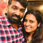 Roshna Ann Roy Instagram - with our. Super “ HERO “ 🩶 . . . . @actorvijaysethupathi #vijaysethupathi #vjs #makkalselvan #sethu #sethupathi #vijaysethupathi Chennai, India