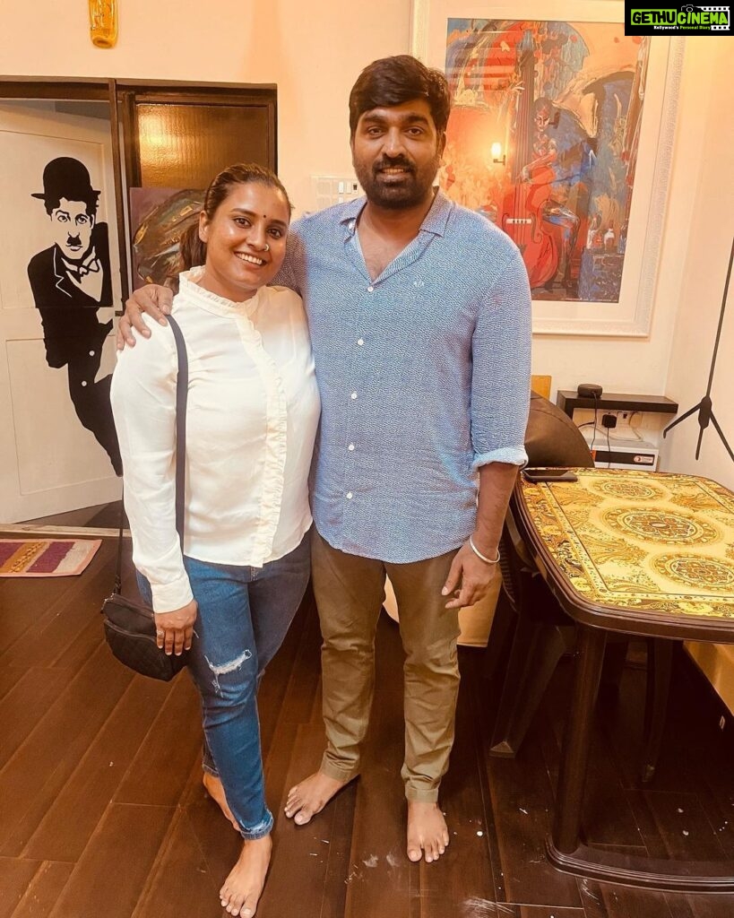 Roshna Ann Roy Instagram - I wish u a very very happy birthday ♥ dear .. 🫶🏽❣ @actorvijaysethupathi 🫰🏼 A wonderful friend like you are a special gift from God, 🫶🏽 I pray for good for you every day and every night, wishing you all the best in life❣ #makkalselvan #vijaysethupathi #vjs #sethu #sethusir #vijaysethupathi Chennai, India