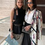 Roshni Chopra Instagram – @bof x @dior 🖤👏 in @imranamed ‘s words we are all lucky to be a part of this moment in fashion history so let’s just soak it in ! @mariagraziachiuri I’m a fan girl – and even more so today after your talk about the value of craft in design and the importance of collaboration ❤️ 

I’m wearing an @anamikakhanna.in jacket and skirt paired with a @sezane blouse . 

#dior #diorindia