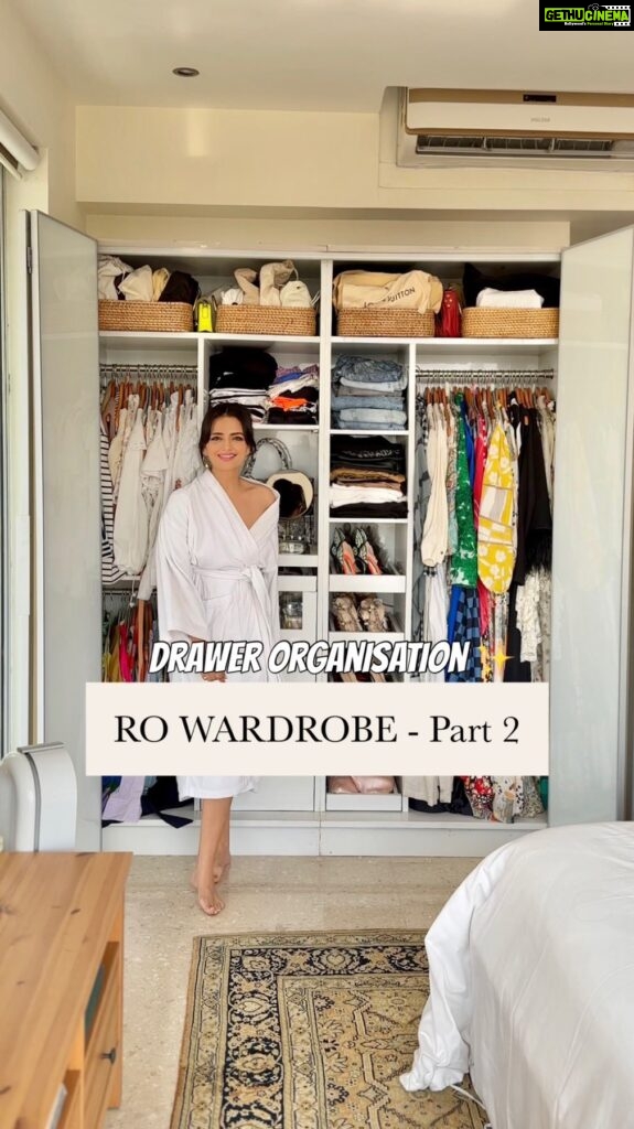 Roshni Chopra Instagram - SHARE THIS with someone who needs to clean their closet 😃✅- #ikea SKUBB organisers (available on #amazon also) are absolute GAMECHANGERS ! Screenshot yeh end of the reel to find the exact ones & let me know if you want a part 3 ? #rowardrobe #closetdesign #closetorganization #mariecondo #ikeafinds #organisation #rohome
