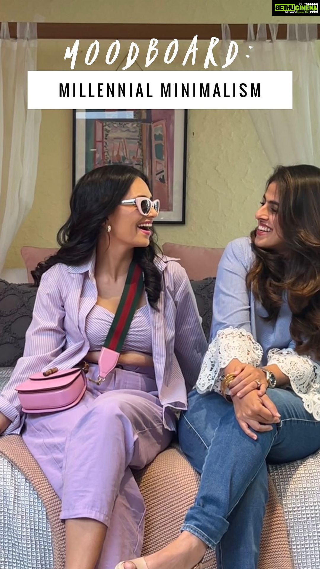 Roshni Chopra Instagram - Millennial Minimalism is all about being light and playful & we’re breaking down all the details for you in today’s episode of our Ro & Ro series, we (@rohina & @roshnichopra ) decode pastel perfection so you can recreate this look in your interiors and your personal style. Would you try this effortless style? Let us know in the comments! . Rohina’s decor - entire look @aa.living . Roshni’s look - top @thepinktiente Pants @zara Sunnies @michaelkors Jewelry misho . . #bedroomdesign #bedroomdecor #bedroomtheme #bedtheme #decortheme #bedroominspo #bedroomideas #bedstyling #bedstyle #fashiondeconstruction #millenialdecor #millenialfashion #pasteldecor #pastelfashion #rohome #rohomemakeover #personalstyle #stylingtips #romoodboards Mumbai, Maharashtra