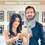Roshni Chopra Instagram - Summer 💇🏻‍♀️ Apparently it’s called the #butterflycut 🦋 - face framing layers and bangs + a soft brown balayage ! Thank you my darling @loicindia @dessangemumbai #robeauty #summerhair #balayage #hairtransformation #haircut