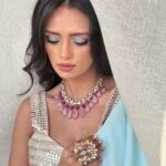 Roshni Chopra Instagram - Jewel Box 💎 Jadau or Emeralds - which would you pick to style this sari ? Sari @asalabusandeep Jewelry @mahesh_notandass @vandalsworld_unofficial #rostyle #jewelbox #jadaujewellery #emerald #jewelry #indianjewellery #wedding #indianbride #mehendi #sangeet #shaadi