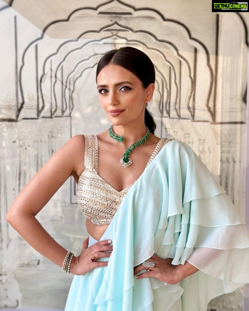 Roshni Chopra Instagram - What a Night ✨🙌in @asalabusandeep for their showcase for the Cancer Patients Aid Association! @cpaaindia - so much heart and what a great effort to raise awareness and funds for cancer relief . Jewelry by @mahesh_notandass @vandalsworld_unofficial #rostyle #sari #abujanisandeepkhosla #asal #jewelbox #jewelry #ootd #sorced