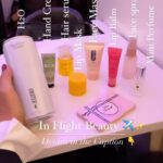 Roshni Chopra Instagram - No one asked - but Your girl is extra ✌️✨(save this to never let a ✈️ dehydrate you !!) @loccitaneindia almond hand cream (the most hydrating ) @laneigeindia lip mask & tinted lip balm (I’m @obsessed with these ) @olaplexindia bonding oil (just a few drops go a long way to take the frizzy and dry ends ) @clinique_in moisture surge overnjght face mask & hydrating face spray @jomalonelondon wood sage and sea salt mini perfume (a little spray just before landing) #skincare #inflight #beautyessentials #robeauty