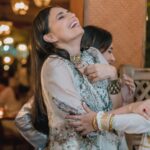Roshni Chopra Instagram - How it started , how it’s going .. and how it feels 🤍✨ ! Beautiful night celebrating @altair_decor X @jomalonelondon wearing my @anamikakhanna.in like second skin Soho House